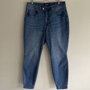 Judie Blue Skinny Fit Jeans Stretchy Plus Size 18 Wide High Rise